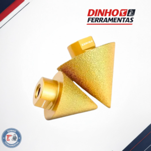Broca De Chanfro Conica Esmilhadeira M14 Diamantada 50mm