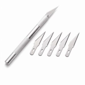 Kit Estilete Bisturi de Precisão com 6 Lâminas